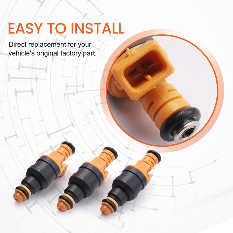 Bộ 4 Đầu Phun Nhiên Liệu Chuyên Dụng Cho Xe Hơi 0280150762 Phụ Kiện Chuyên Dụng Dành Cho Peugeot 405 505 Volvo 240 244 245 740 780 940 1.9L 2.2L 2.3L