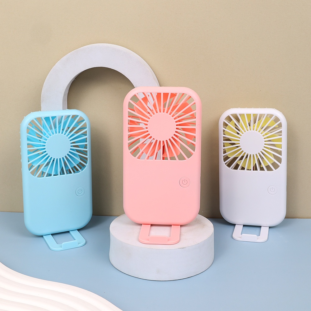 Quạt Làm Mát Mini Cầm Tay Đa Năng Có Thể Sạc Lại 3 Màu Tùy Chọn