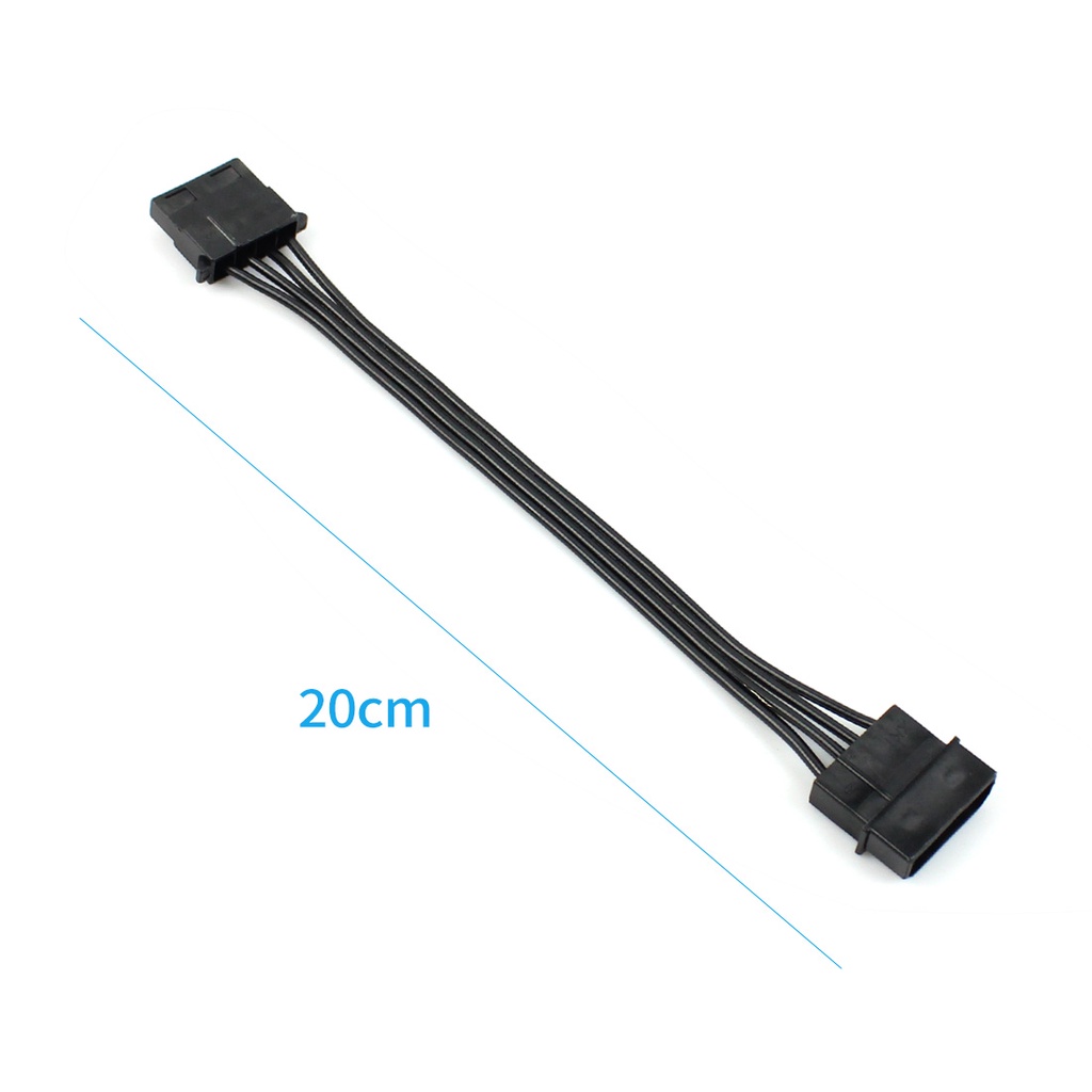 Cáp Nối Dài XT-XINTE 4 Pin Male Sang Female 4P IDE 20cm 18AWG Cho Kết Nối Máy Tính Molex