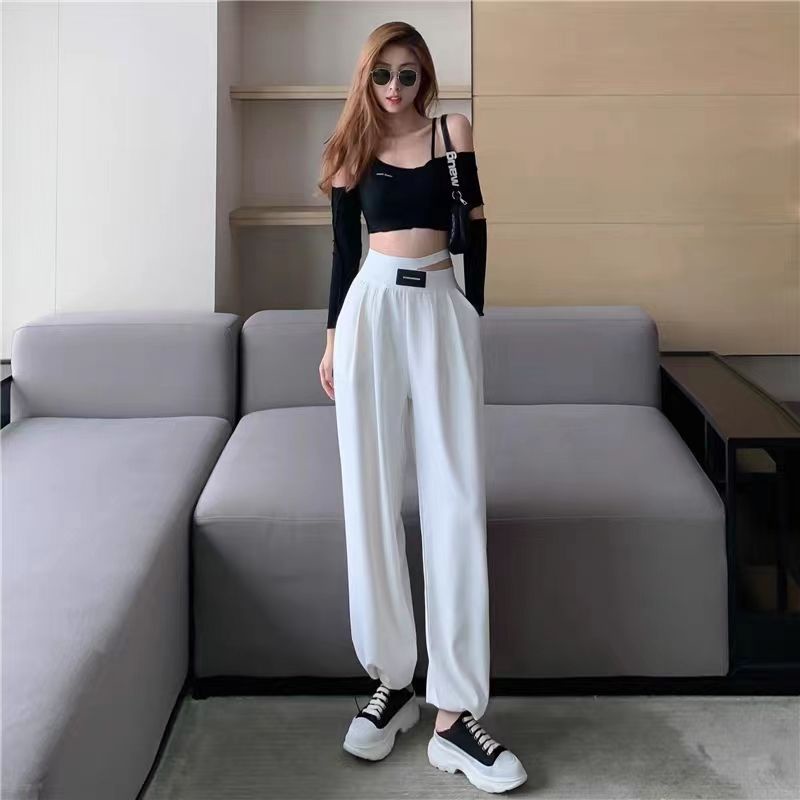 Quần Ống Rộng Lưng Cao Thời Trang Mùa Hè 2023