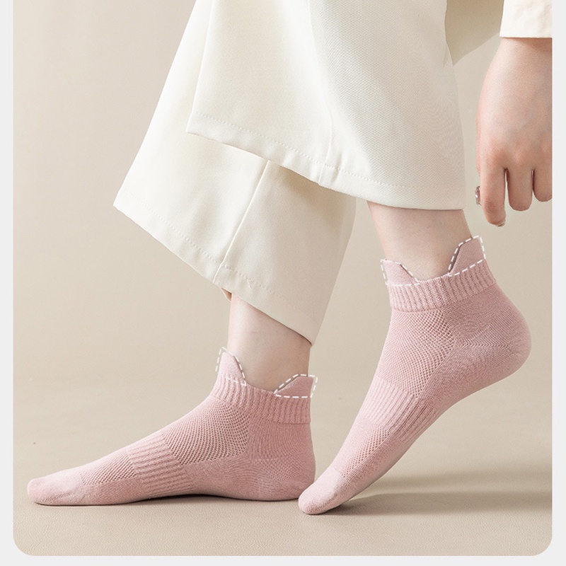 Vớ cotton Cổ Ngắn Thấm Hút Mồ Hôi Thoáng Khí Mới Mùa Hè Cho Nữ