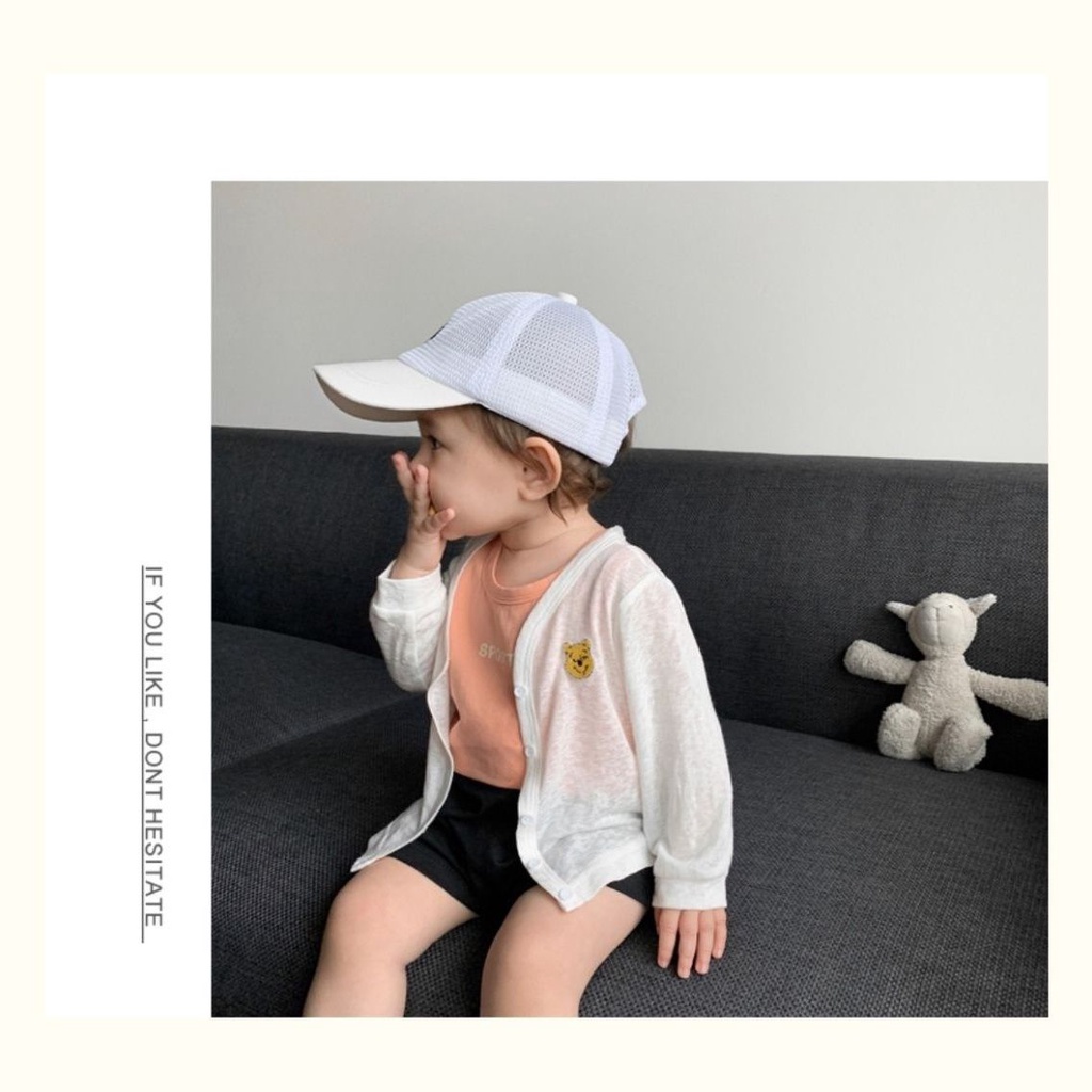 Áo Khoác Cardigan Mỏng Chống Nắng Thời Trang Mùa Hè Cho Bé