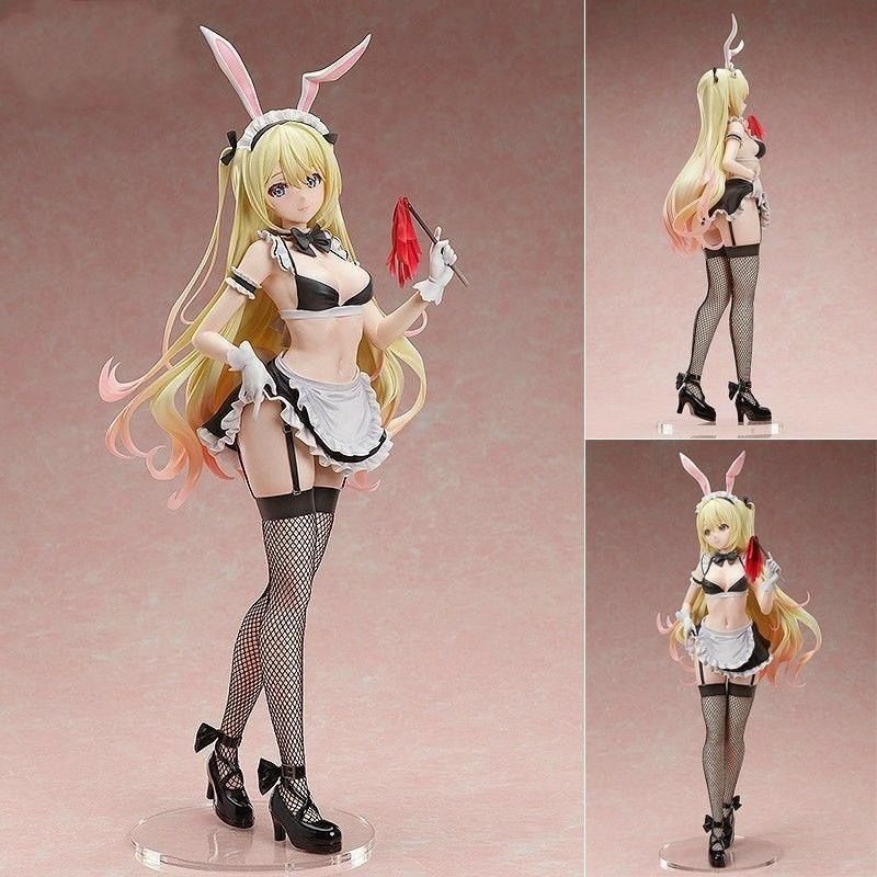 Ready stock sexy toys phiên bản chất lượng cao ailulu bunny girl hình 1/4 mô hình trang trí khung gầm quà tặng hình hàng hóa hai chiều