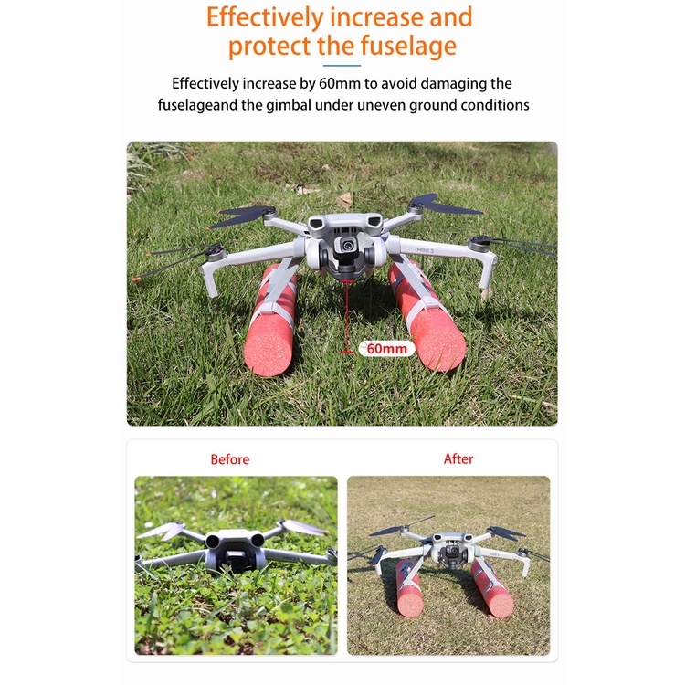 Bộ Chân Đáp Nổi Trên Mặt Nước Cho Drone DJI Mini 3 / Mini 3 PRO