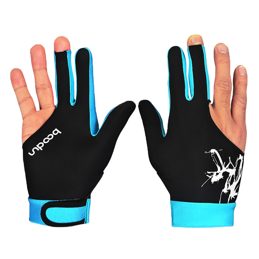1 Găng Tay Chơi Bida 3 Ngón Trái / Phải Co Giãn Thời Trang Unisex