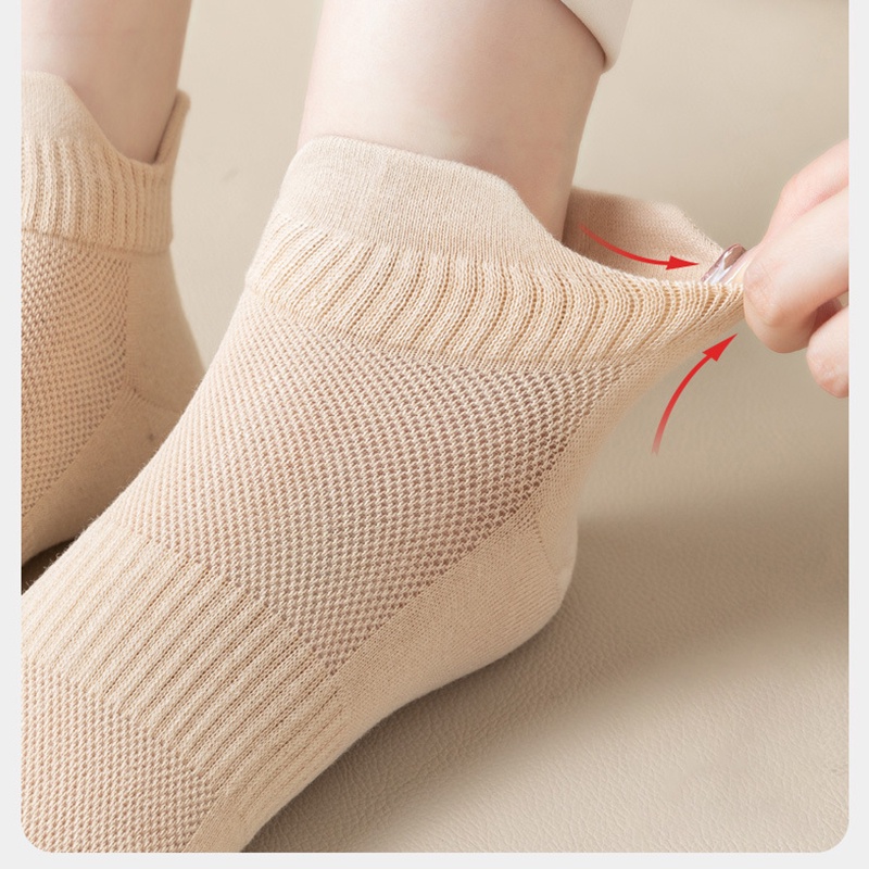 Vớ cotton Cổ Ngắn Thấm Hút Mồ Hôi Thoáng Khí Mới Mùa Hè Cho Nữ