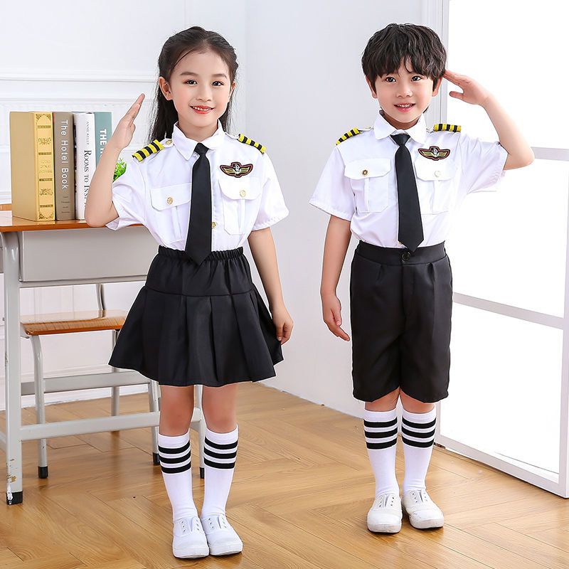 Bộ Đồng Phục Phi Công Không Quân Cho Bé Trai Và Gái