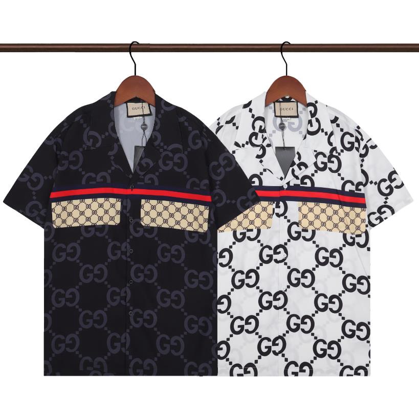 Hàng Mới Về Áo Sơ Mi polo Cotton Nguyên Chất Tay Ngắn In Họa Tiết Cổ Điển