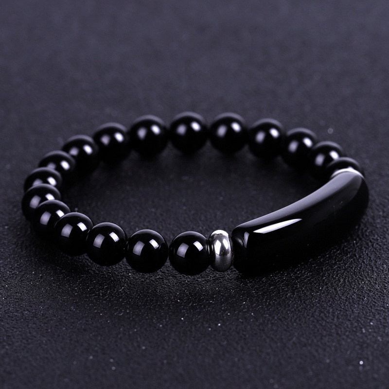Vòng Tay Chuỗi Hạt Đá Mã Não Tự Nhiên 8MM