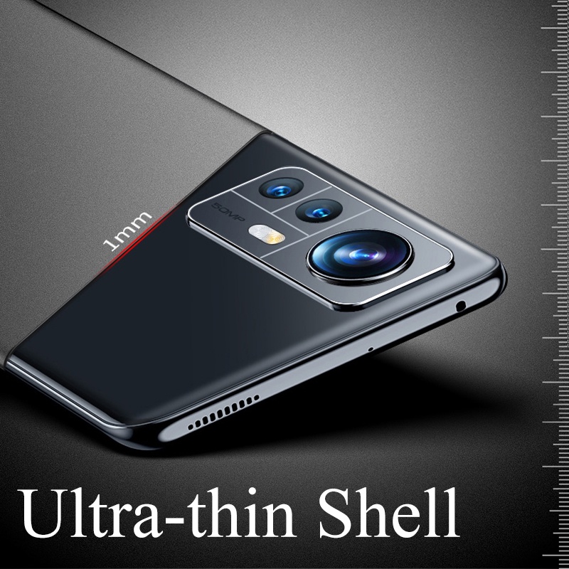 Ốp Điện Thoại PC Cứng Siêu Mỏng Màu Trơn Cho Xiaomi Mi 12 12T 12S 12X Lite Pro Ultra
