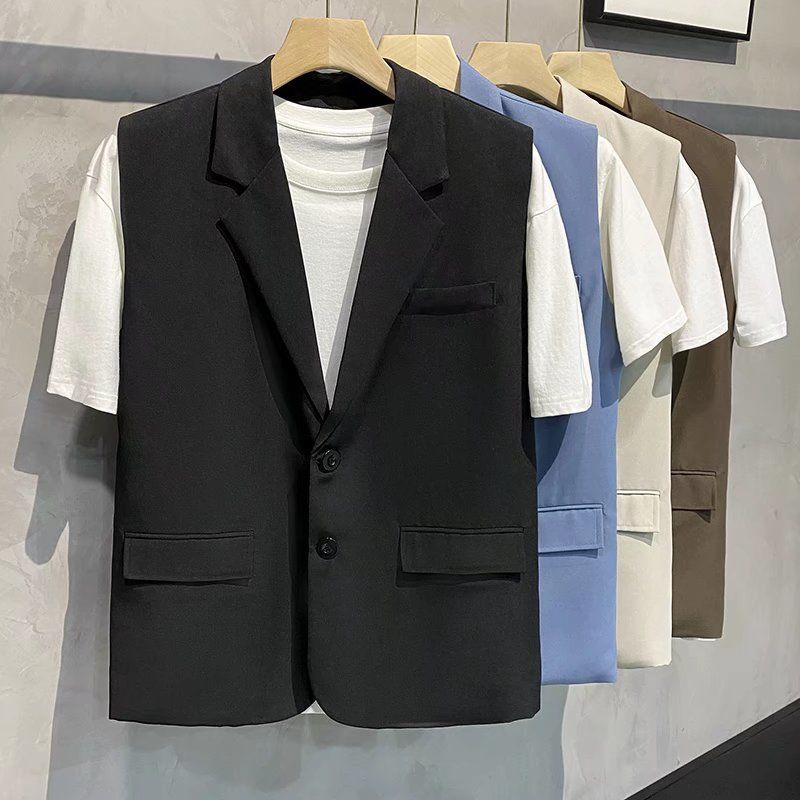 Áo Thun Ba Lỗ Mỏng Dáng Rộng Thời Trang Xuân Hè Cao Cấp Dành Cho Nam S-3Xl 4 Kiểu