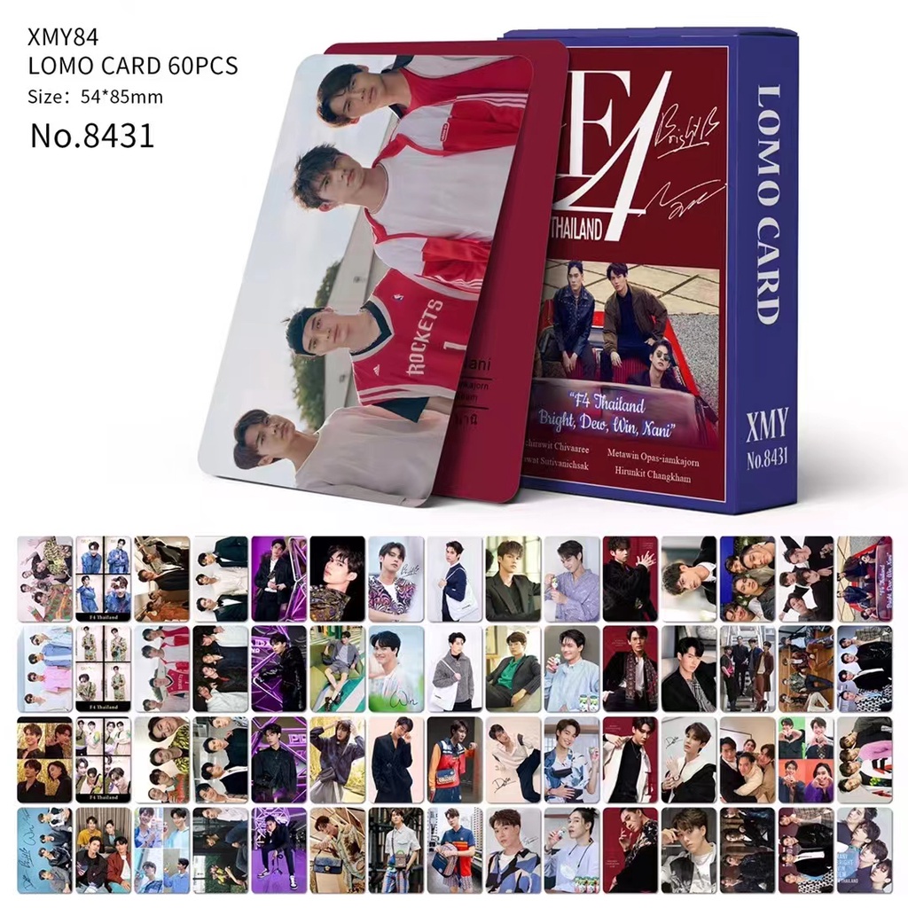 Hộp 60 photocard hình F4 Thái Lan phim Boys Over Flowers BRIGHTWIN OFFGUN