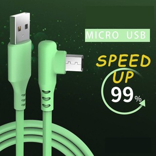 Cáp sạc nhanh đầu usb bẻ góc 90 độ cho điện thoại android