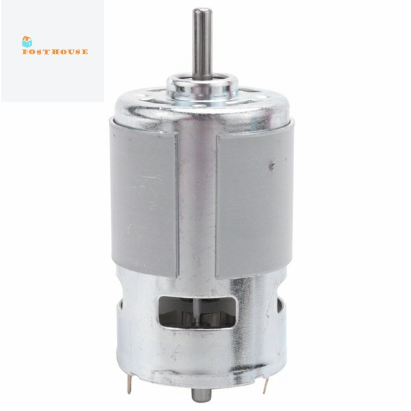 775 DC 12V-36V 3500-9000RPM Vòng bi mô-men xoắn cao Công suất Không có M1