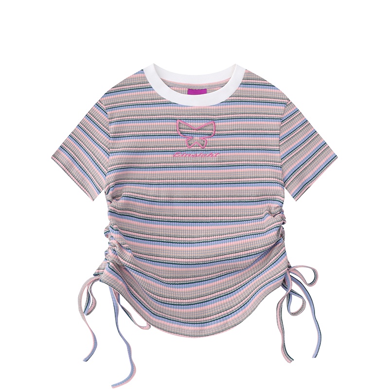 Áo Thun Cotton Tay Ngắn In Hình Đồ Họa Phong Cách Hàn Quốc Mẫu Mới 2023 Thời Trang Cho Nữ