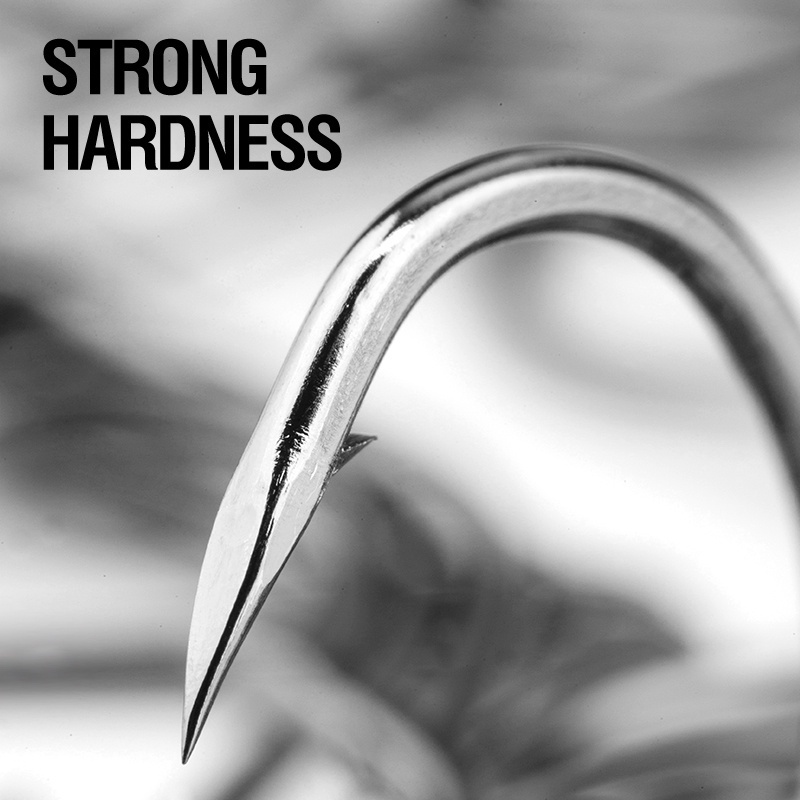 TOKUSHIMA Hộp 100 Lưỡi Câu Cá Bằng Thép Cacbon