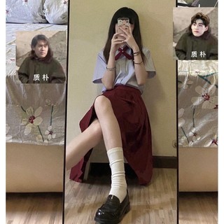Đồng phục Thái Lan, áo sơ mi ngắn tay đồng phục jk nữ lila.