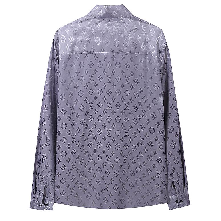 Áo Sơ Mi Cotton Nguyên Chất Dài Tay In Họa Tiết Mới