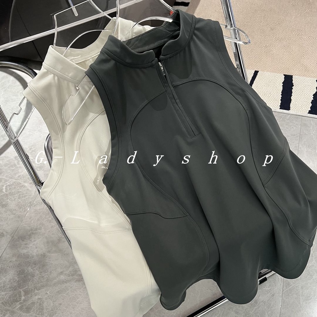 Vest tennis với kết cấu vai góc phải thể thao thể dục áo không tay