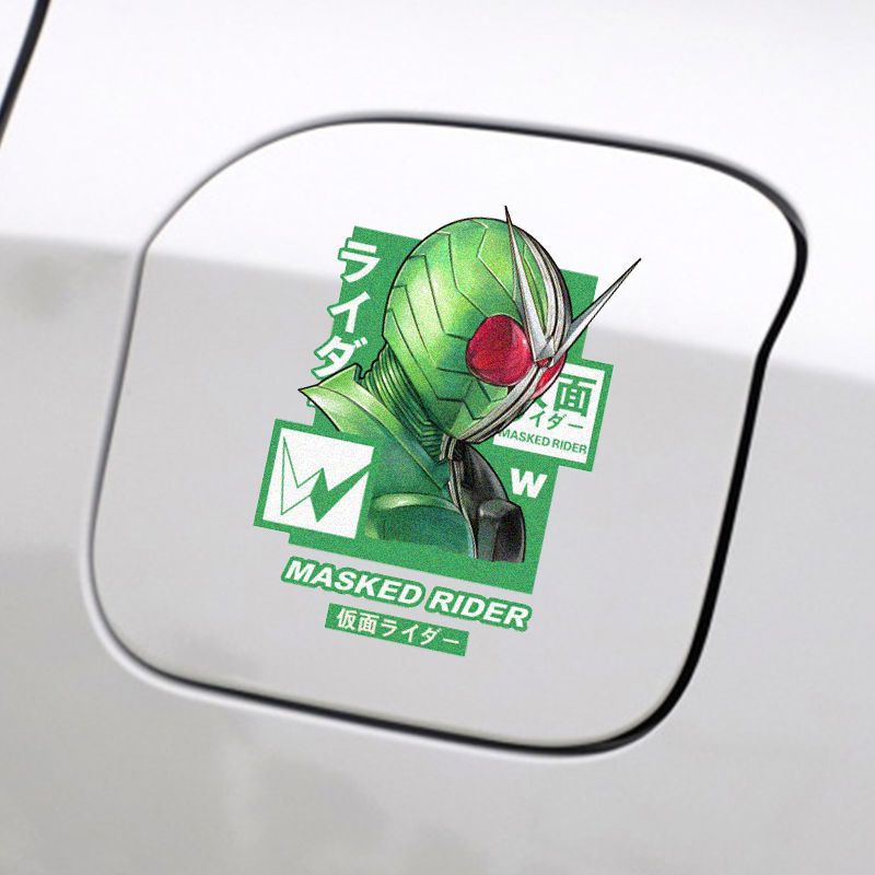 Kamen rider Nhãn Dán anime Hai Chiều Sáng Tạo Trang Trí Xe Hơi garland
