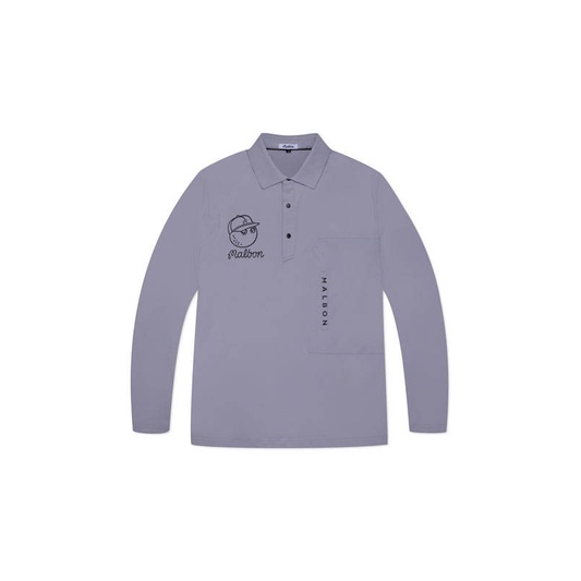 Malban Áo Thun Chơi golf Tay Dài Thoáng Khí Thấm Hút Mồ Hôi Nhanh Khô t23630 Thời Trang Mùa Thu Cho Nam