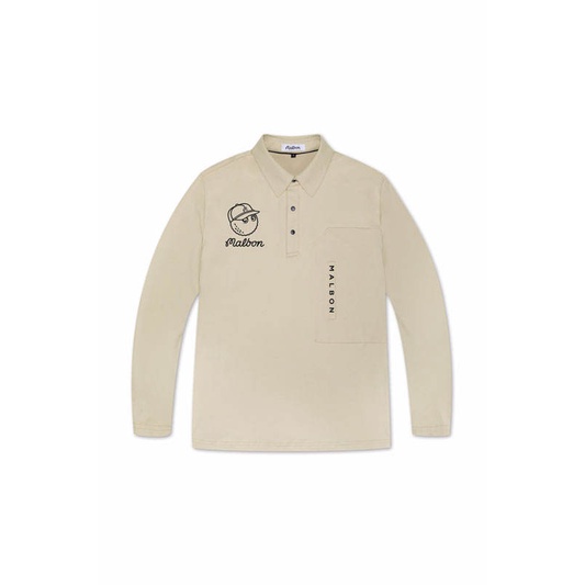 Malban Áo Thun Chơi golf Tay Dài Thoáng Khí Thấm Hút Mồ Hôi Nhanh Khô t23630 Thời Trang Mùa Thu Cho Nam