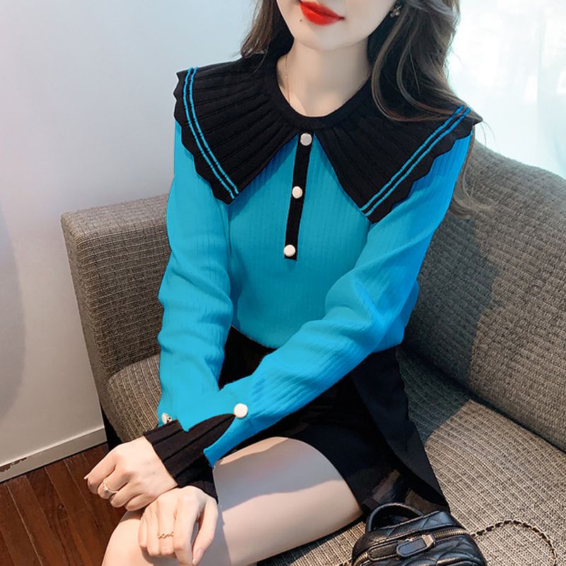 Áo sweater Cổ Búp Bê Cao Cấp Thời Trang Thu Đông 2023
