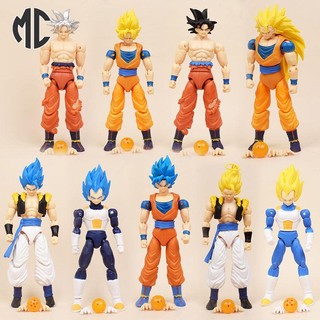 Mô Hình Nhân Vật son goku gohan vegeta iv raditz trunks krillin Trong Phim Bảy Viên Ngọc Rồng
