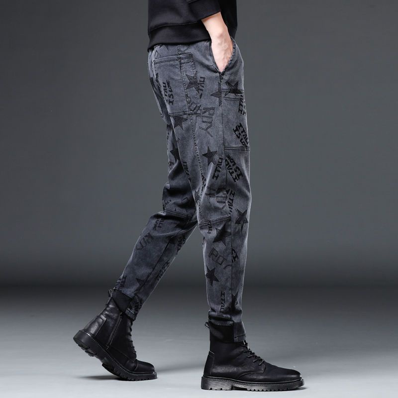 Quần Dài Họa Tiết Rằn Ri Phối Nhiều Túi Thời Trang Xuân Thu Cho Nam