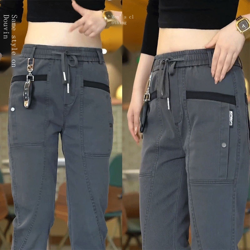 Quần Dài Dáng Suông Nhiều Túi Thời Trang Mùa Hè Cho Nam Giới Có size Lớn