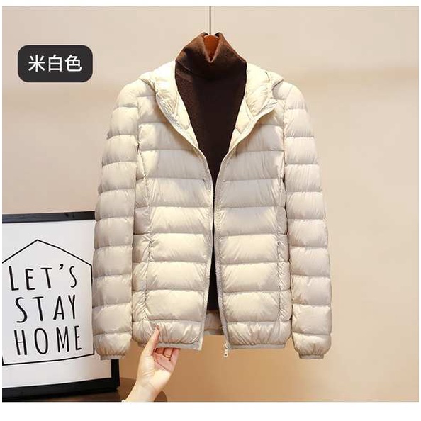 Uniqlo Áo Khoác Phao Siêu Nhẹ Có Mũ Trùm Cá Tính Trẻ Trung