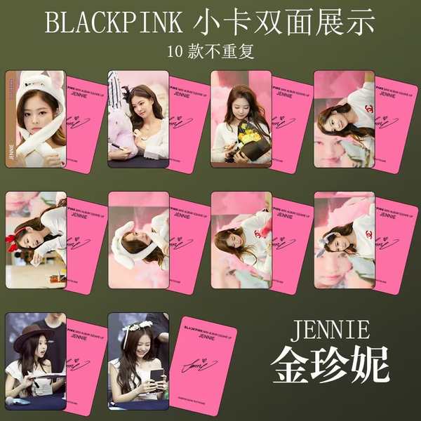 lomo card blackpink card blackpink off Thẻ Blackpink của Jenny Jennie với chữ ký mới