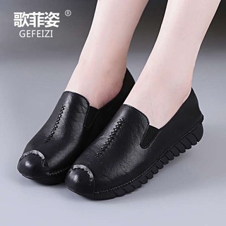 Giày lười đế mềm thoải mái thời trang cho phụ nữ trung niên