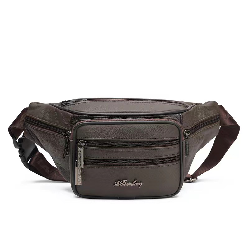 Túi Da Đeo Chéo Đa Năng Chất Liệu 100% Da Bò