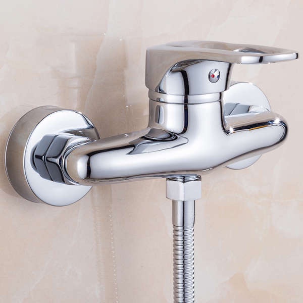 Van Vòi Nước Nóng Lạnh Toàn Thân Bằng Đồng Có Công Tắc Cho Nhà Tắm