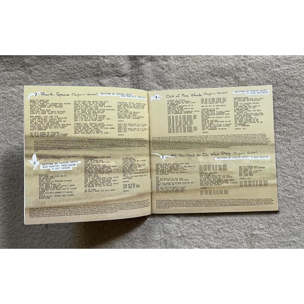 Taylor Swift 1989 Taylor's Version Deluxe CD+Poster Edition