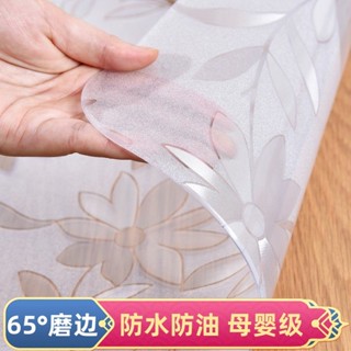 giấy dán bàn học PVC Khăn Trải Bàn Hình Chữ Nhật Bằng PVC Mềm Dày Trong Suốt Chống Thấm Nước / Dầu / Bỏng Dùng Một Lần Tiện Dụng