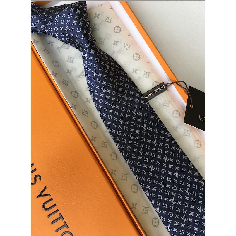 Cà Vạt Lụa jacquard lv louis vuitton t010
