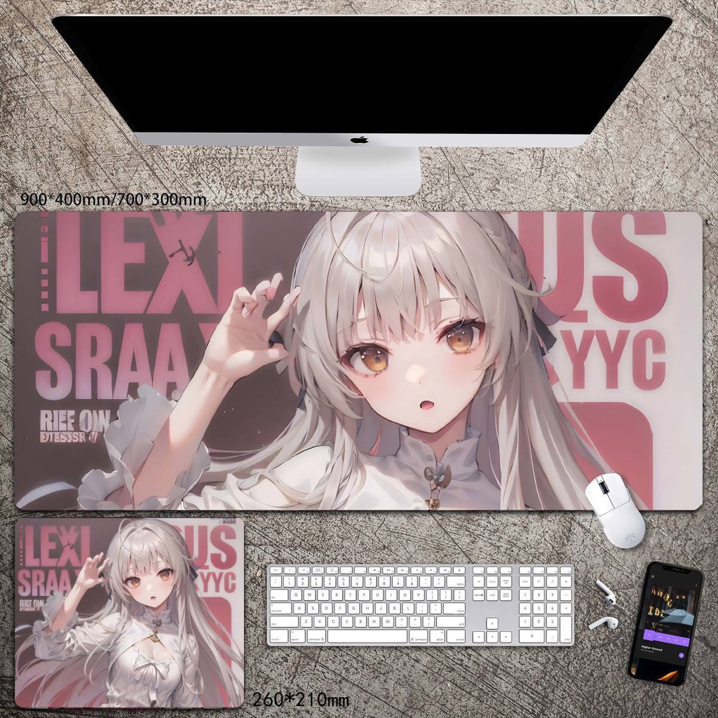 Đệm Lót Chuột Máy Tính Hình anime nagisa yiye shana Cỡ Lớn Dày Hai Chiều Tùy Chỉnh