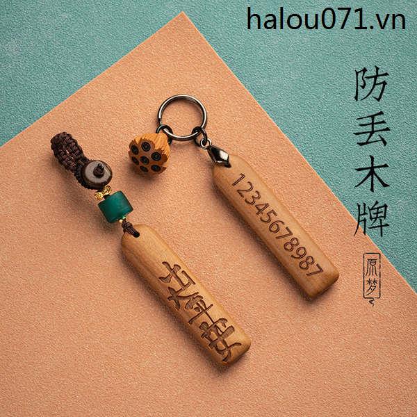 Dây Đeo Điện Thoại Gắn Biển Số Xe Hơi Chống Thất Lạc In Chữ Tiện Dụng