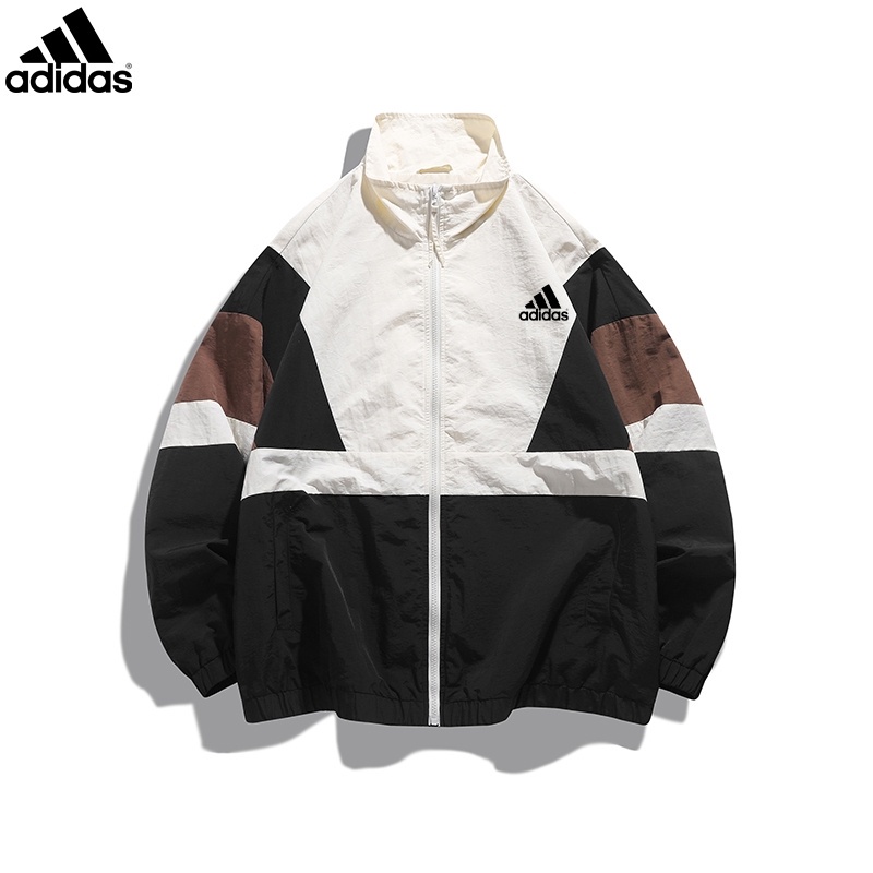 Áo Khoác Adidas Cổ Đứng Dáng Rộng Thời Trang Cho Nam J6052