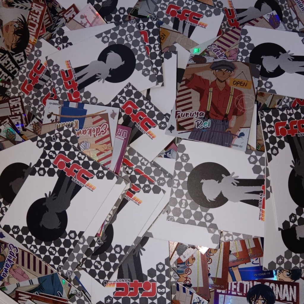 Bộ Sưu Tập Thẻ Bài haihara ai conan Phiên Bản Thám Tử Lừng Danh conan Conchi kudo shinichi xiao A kidd