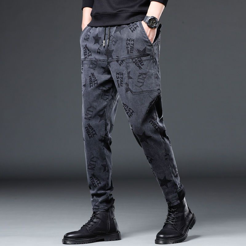 Quần Dài Họa Tiết Rằn Ri Phối Nhiều Túi Thời Trang Xuân Thu Cho Nam