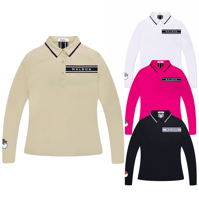 Alban Áo Chơi golf Tay Dài Thoáng Khí Thời Trang Mùa Thu Cho Nữ t23654
