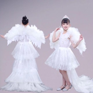  Quần áo trình diễn thời trang thân thiện với môi trường dành cho trẻ em DIY trình diễn đi bộ sáng tạo chất liệu thủ công nữ tự làm a. 