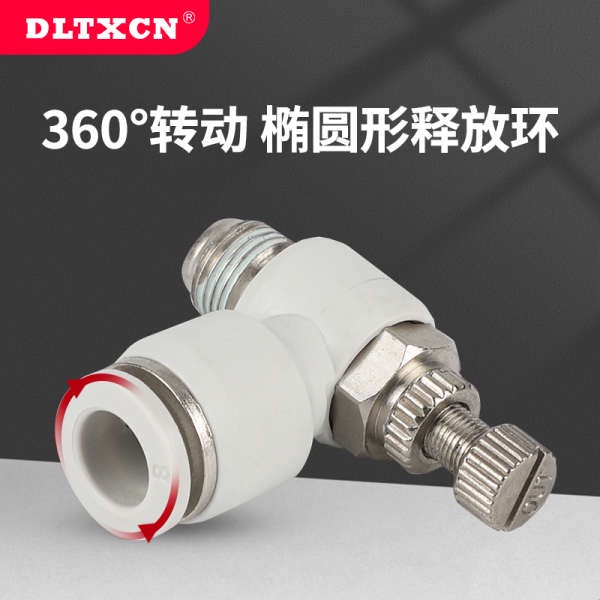 Pu Khớp Van Điều Chỉnh Áp Suất Chữ l sl6-01 8-02 10-03 12-04mm