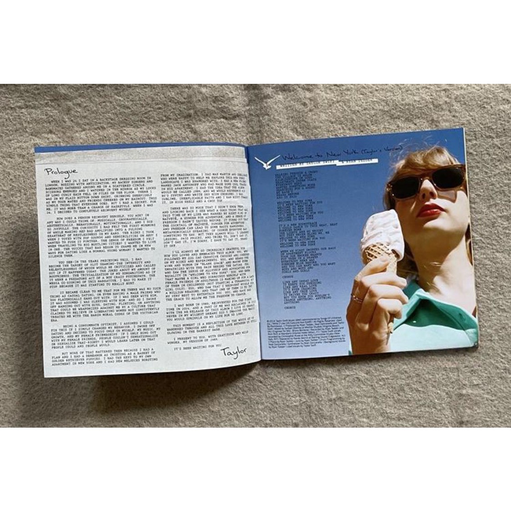 Taylor Swift 1989 Taylor's Version Deluxe CD+Poster Edition