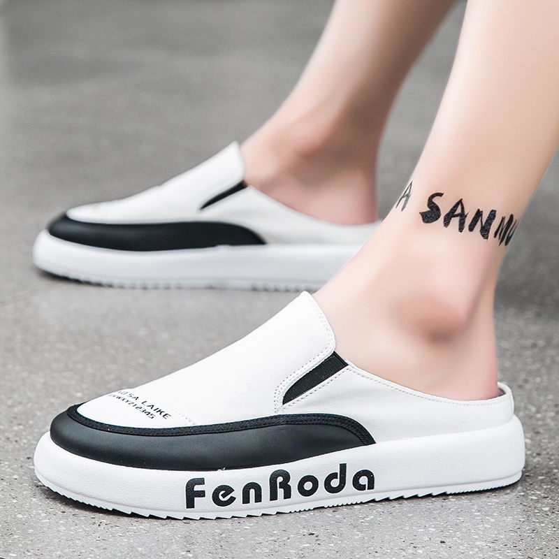 Mới Giày Lười Hở Ngón Thoáng Khí Thời Trang Mùa Hè Cho Nam