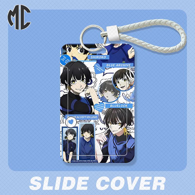 Bảng tên MARK COURT đựng thẻ ID họa tiết hoạt hình BLUE LOCK Isagi Yoichi Bachira Meguru Kunigami Rensuke Chigiri Hyoma