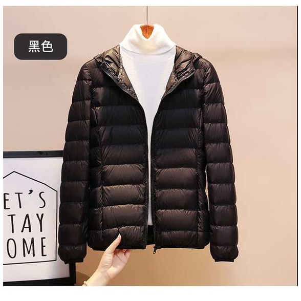 Uniqlo Áo Khoác Phao Siêu Nhẹ Có Mũ Trùm Cá Tính Trẻ Trung